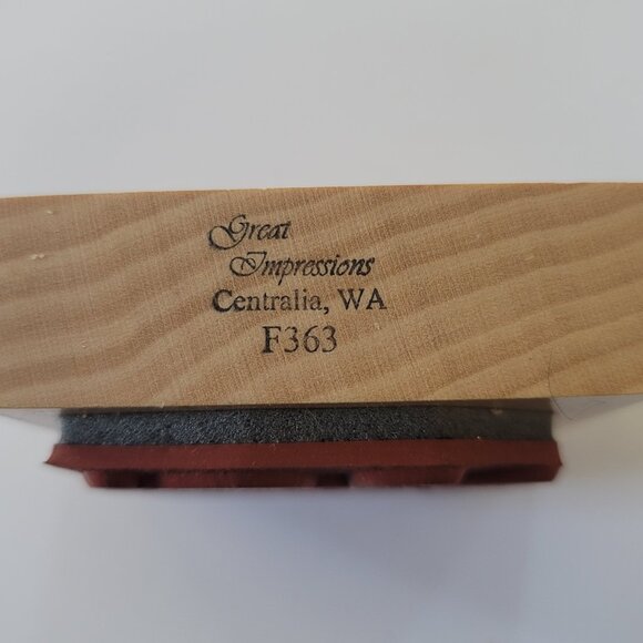 2008 Great Impressions Vicki Schreiner Rubber Stamp Moose in Pajamas - Picture 5 of 6